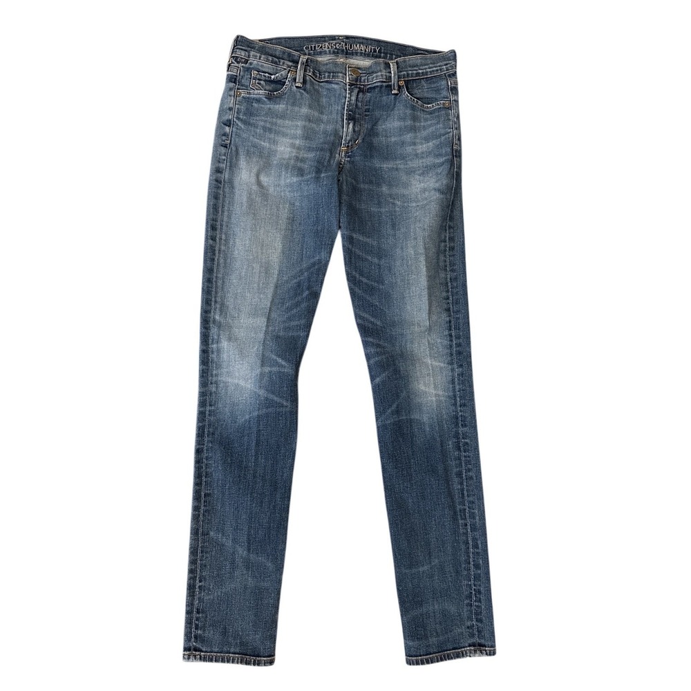 Citizens of Humanity Avedon Skinny Jeans Mens 30 Blue‎ Whiskered Denim